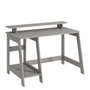 Hanah Home Escritorio de Estudio Gris con Estantes